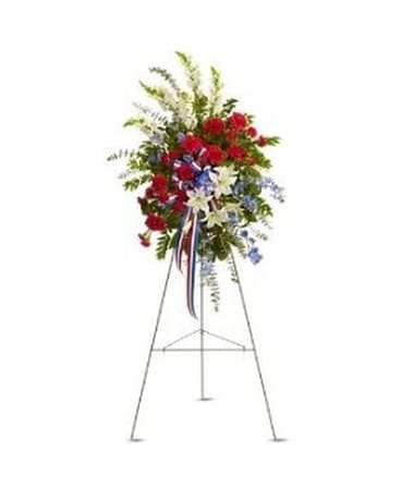 Sacred Duty Spray Flower Arrangement