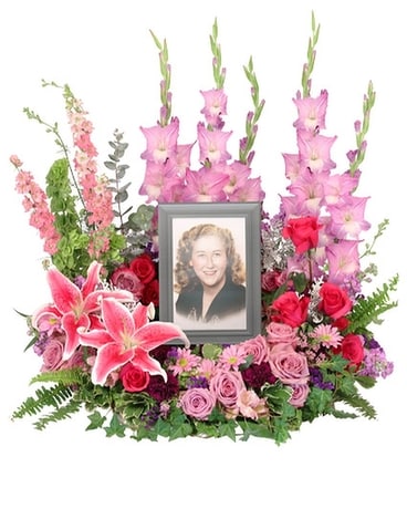 ALWAYS IN OUR HEARTS MEMORIAL FLOWERS Sympathy Arrangement