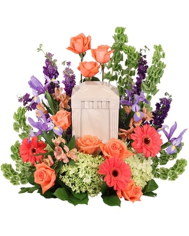 BITTERSWEET TWILIGHT MEMORIAL URN CREMATION FLOWER Sympathy Arrangement