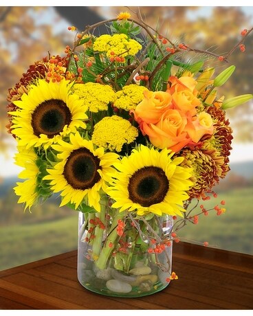 Sunflower Harvest Bouquet Flower Arrangement