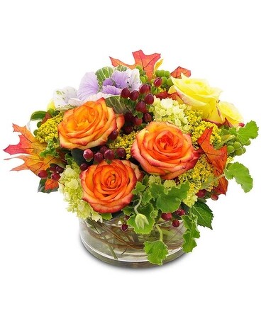 Essence of Autumn Flower Arrangement