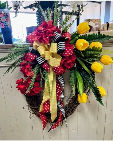 Payne's Florist & Gifts - Summer Sunset Wreath Wreath
