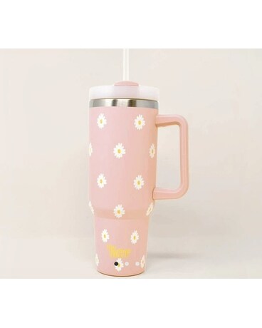 Payne's Florist & Gifts - Dancing Daisy Pink Tumbler Gifts