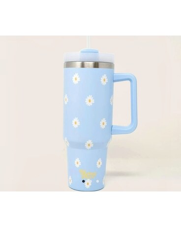 Payne's Florist & Gifts - Dancing Daisy Blue Tumbler Gifts