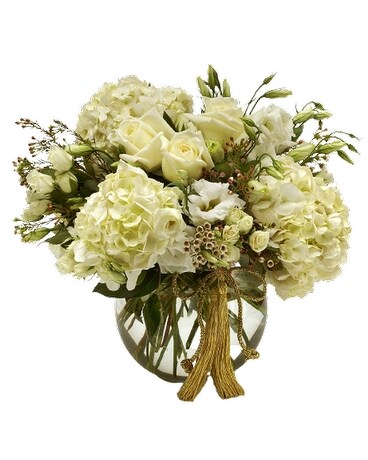 Payne's Florist & Gifts - White Tassel Flower Arrangement