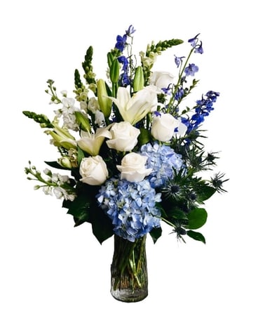 Blue Beauty Flower Arrangement