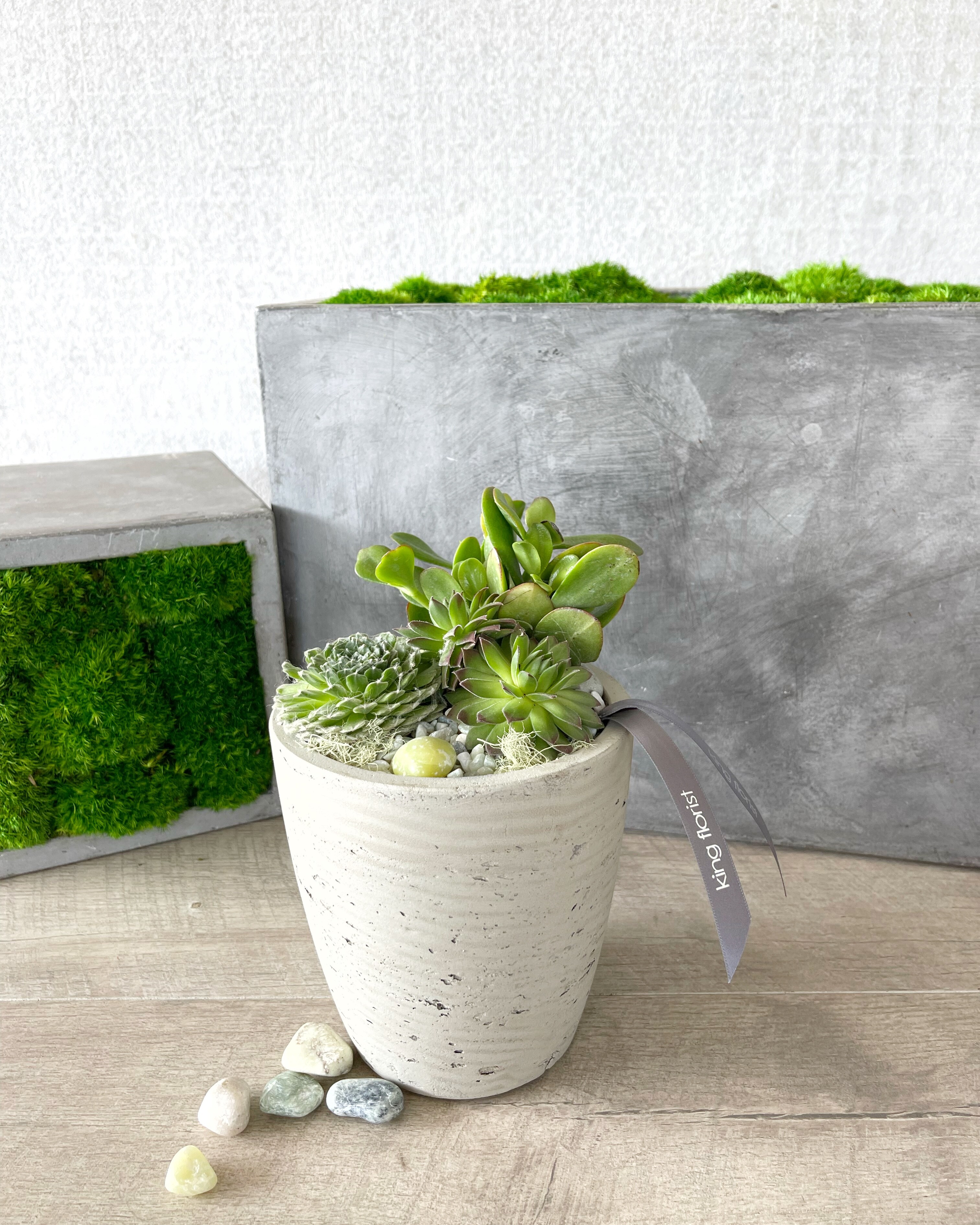 Succulent Simplicity Flower Arrangement
