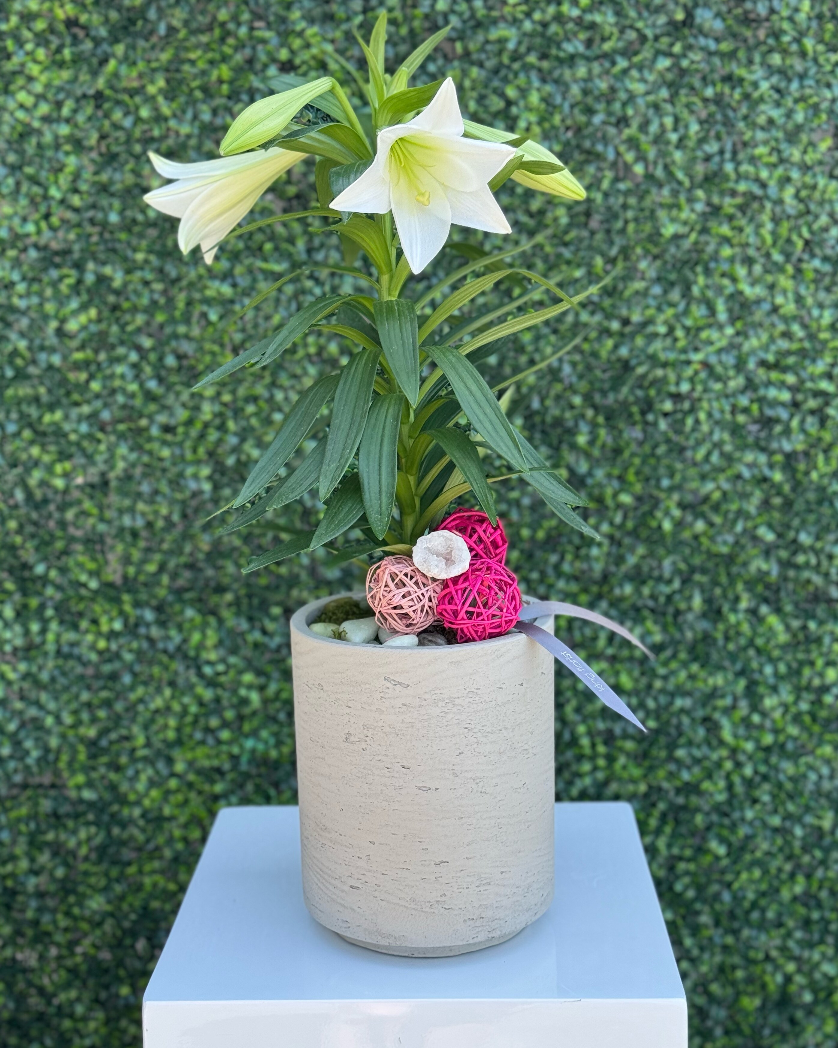 Easter Lily Flower Arrangement