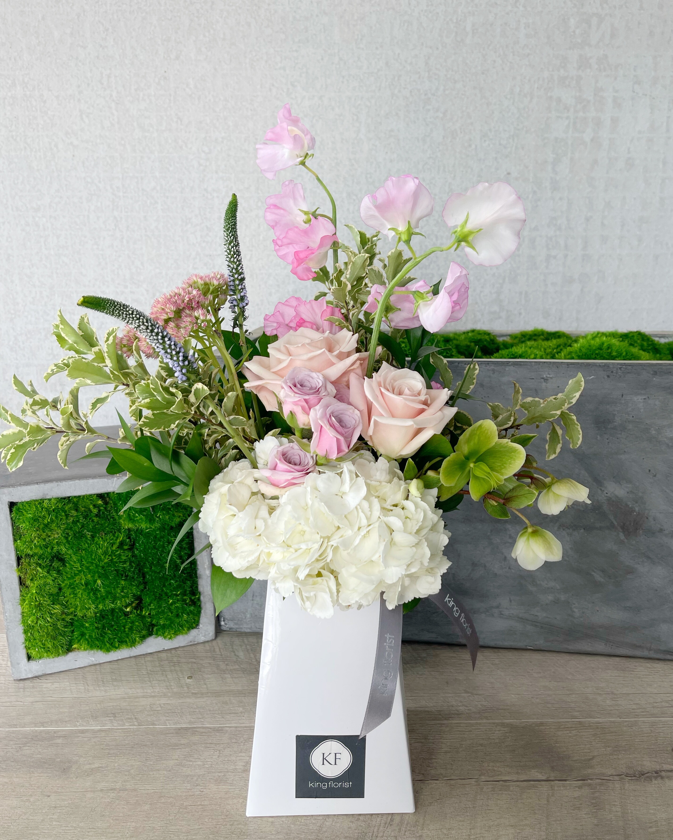 Pastel Tiny Bloom Flower Arrangement