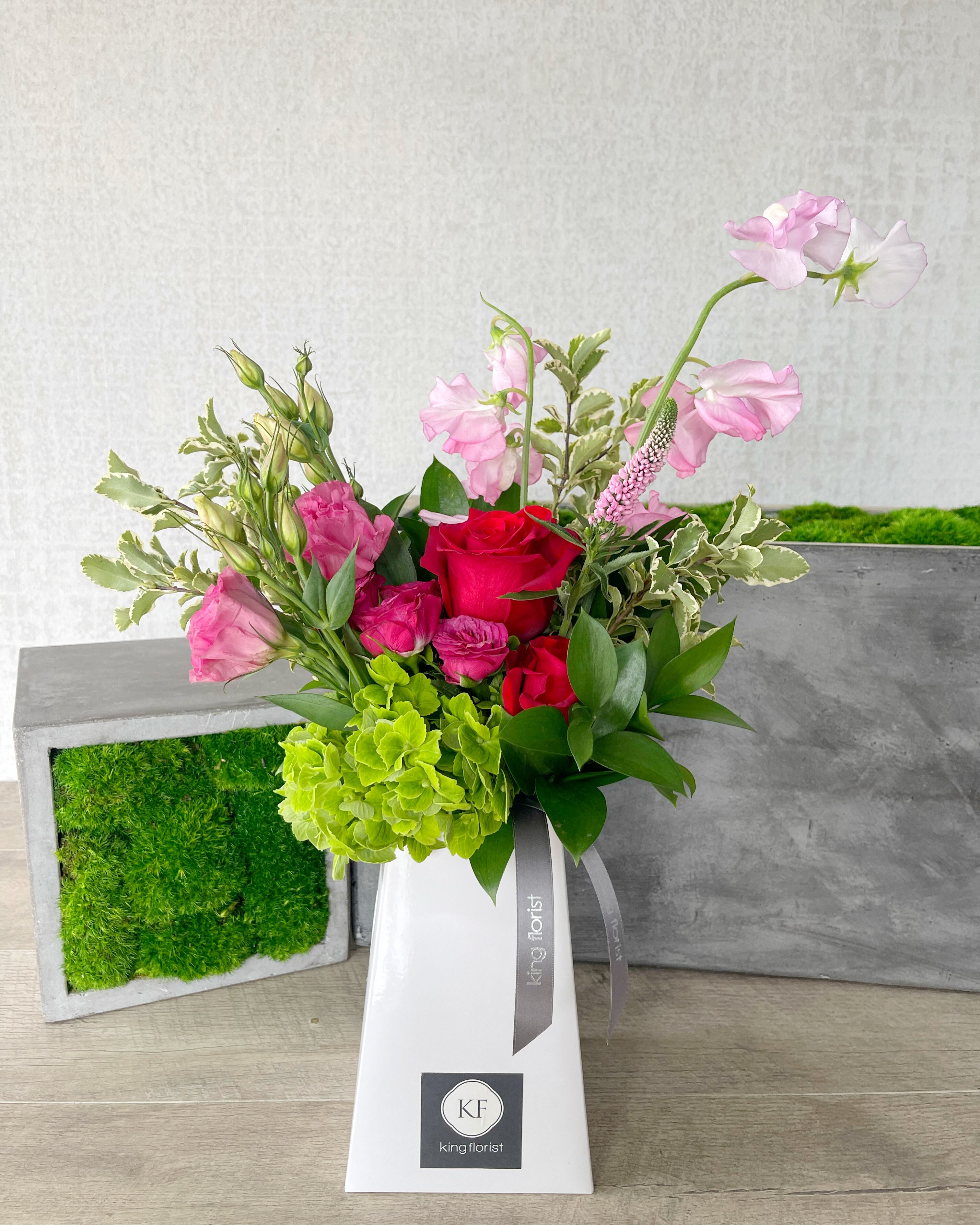 Romantic Tiny Bloom Flower Arrangement