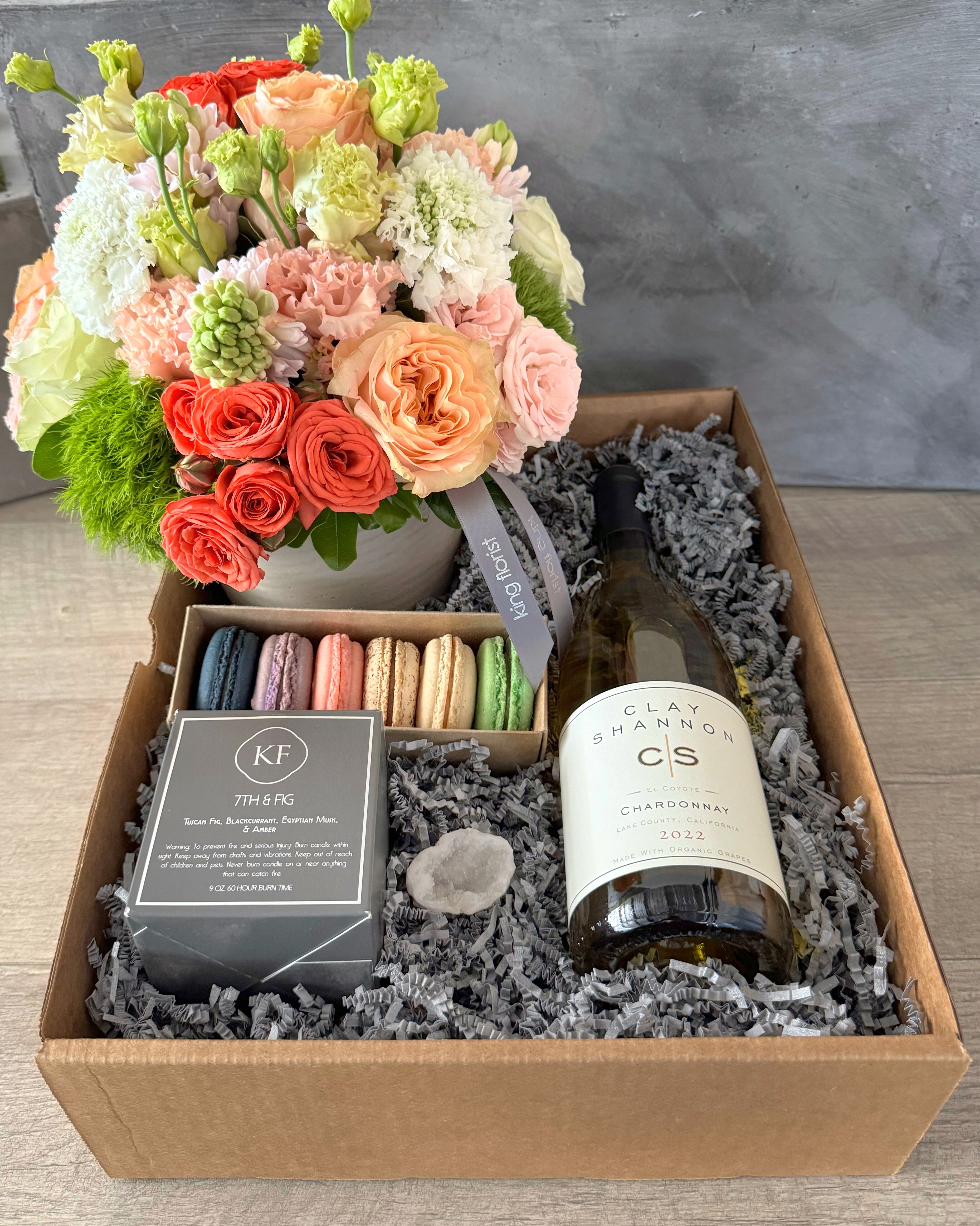 Citrus and Sonoma Flower Arrangement
