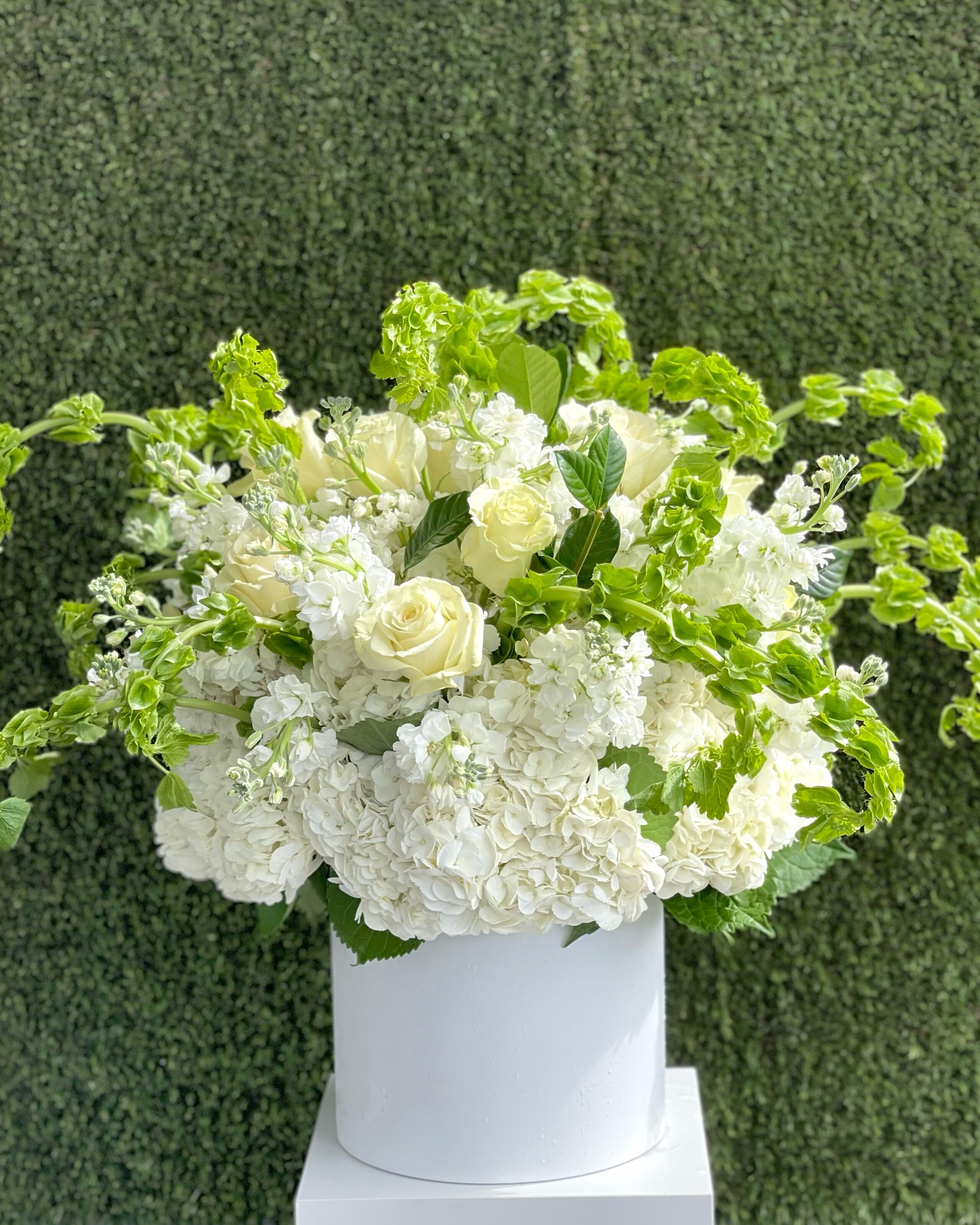 Elegant Podium Arrangement- Seasonal Flower Arrangement