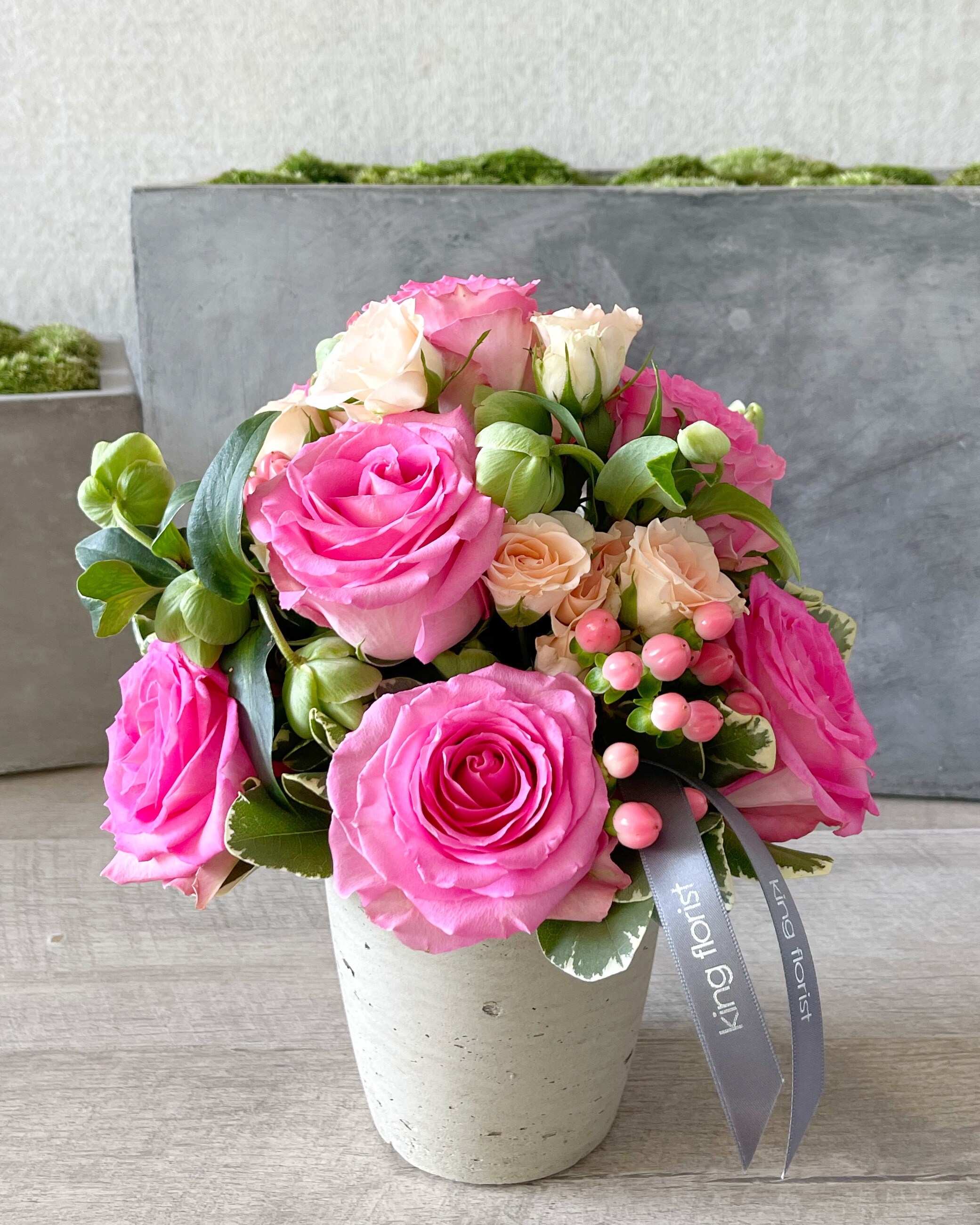 The Alpha Xi Rosedale Collection - Modest Flower Arrangement