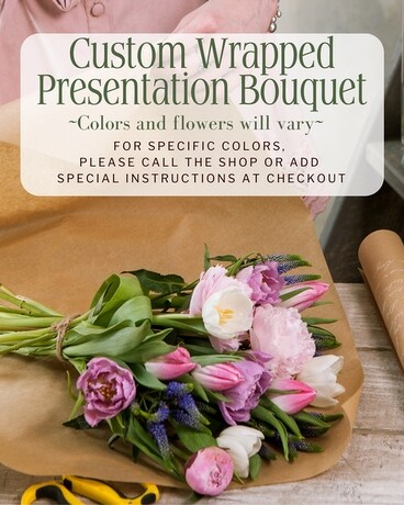 Custom Wrapped Presentation Bouquet Custom product