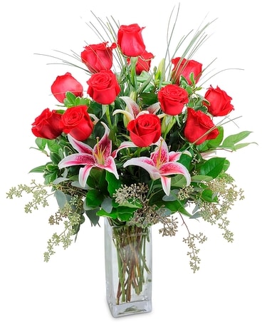 Wow Dozen Flower Arrangement