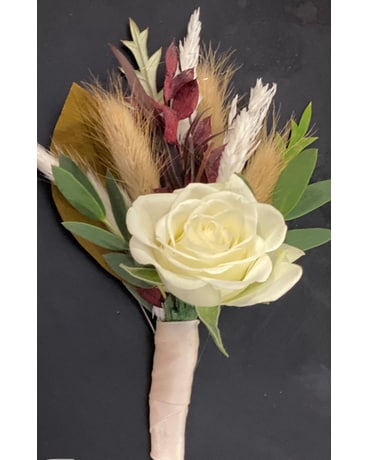Desert Rose Boutonnière Boutonniere