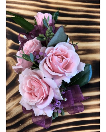 Blushing Burgundy Corsage Corsage