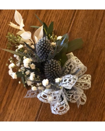Country Blues Corsage Corsage