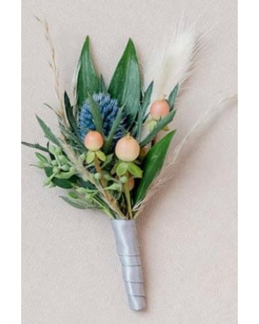 Thistle Boutonniere Boutonniere