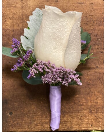 Lovely Lavender Boutonniere Boutonniere