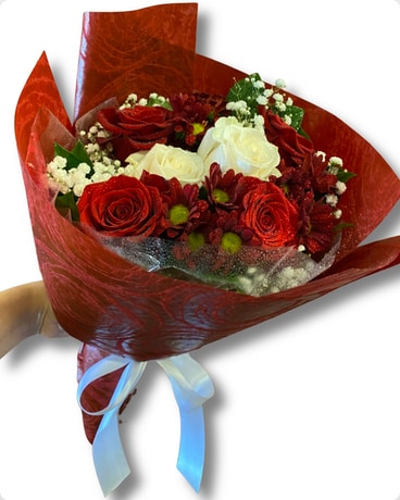 The Ruby Wrapped Bouquet Bouquet