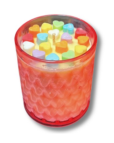 Candy Hearts Candle by BlackHeart&Co. Jar Candle