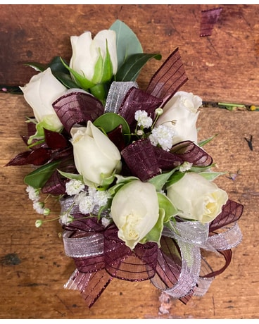 The Bordeaux Corsage Corsage