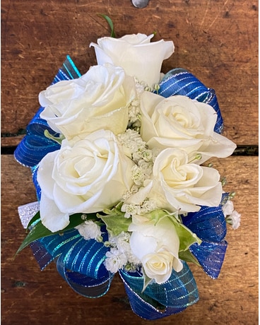 Laced in Blue Corsage Corsage