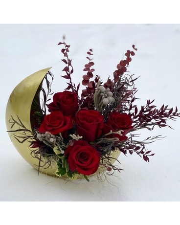 The Love You To the Moon Bouquet Flower Arrangement