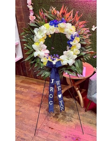 Lily Stand Spray Flower Arrangement
