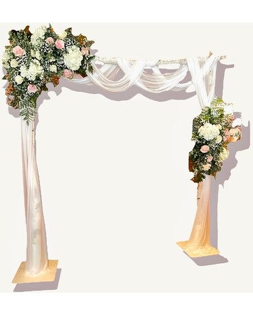 Wedding Arch Flower Arrangement