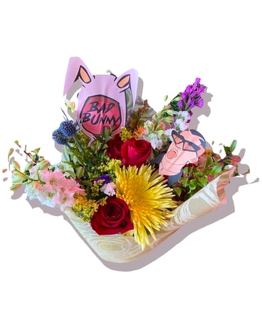 Bad Bunny Bouquet Flower Arrangement