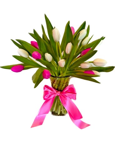 Classic Assorted Tulip Arrangement Flower Arrangement