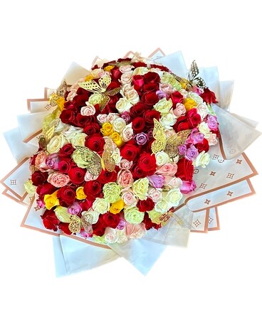 200 Rose Bouquet Bouquet