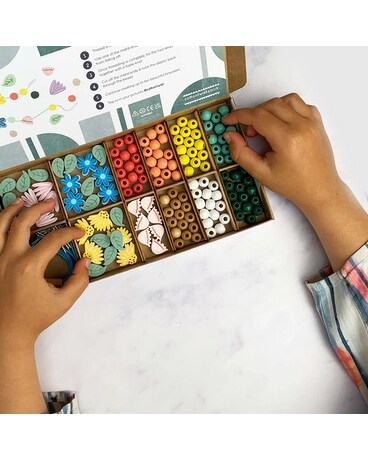 Wildflower Bracelet Making Kit Flower Arrangement