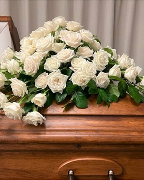 Celebration of Life Casket Spray Funeral Casket Spray Flowers