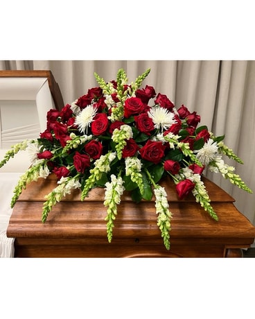 Magnificent Splendor Casket Spray Flower Arrangement