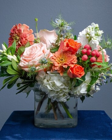 Peach Bouquet Flower Arrangement