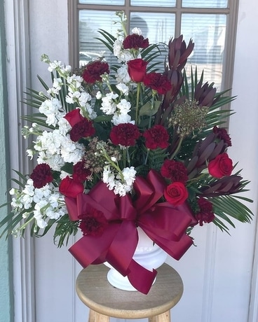 Aggie Farewell Urn Funeral Arrangement