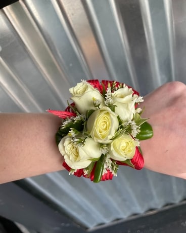 Red Wrist Corsage Corsage