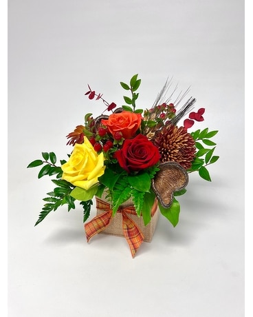 Perfectly Fall Flower Arrangement