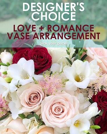 Designer's Choice - Love & Romance Flower Arrangement