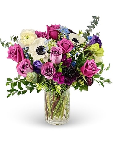 Purple Rain Flower Arrangement