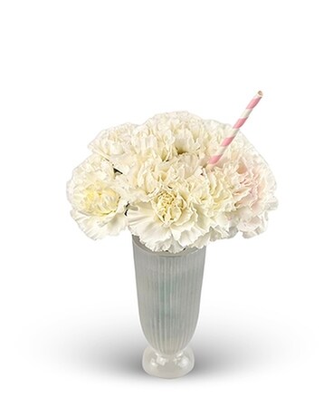 Vanilla Milkshake Date Flower Arrangement