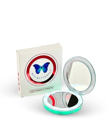 Blu Butterfly LED Makeup Mirror Gifts