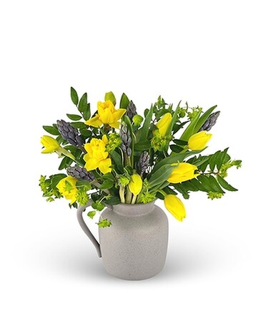 Sensational Spring Pitcher Flower Arrangement