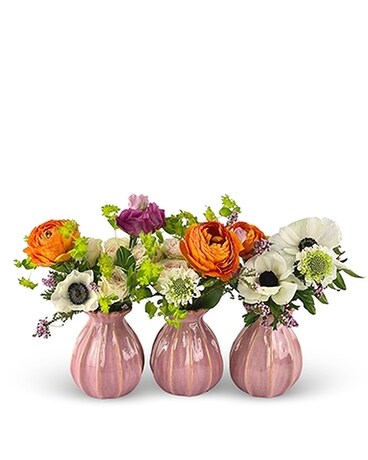 Garden Party Bud Vases Specialty Arrangement