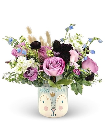 Cotton Tail Bouquet Flower Arrangement