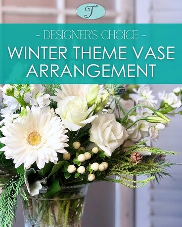 Designer's Choice - Winter Vase Arrangement Flower Arrangement