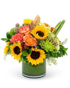 Marmalade Skies Flower Arrangement